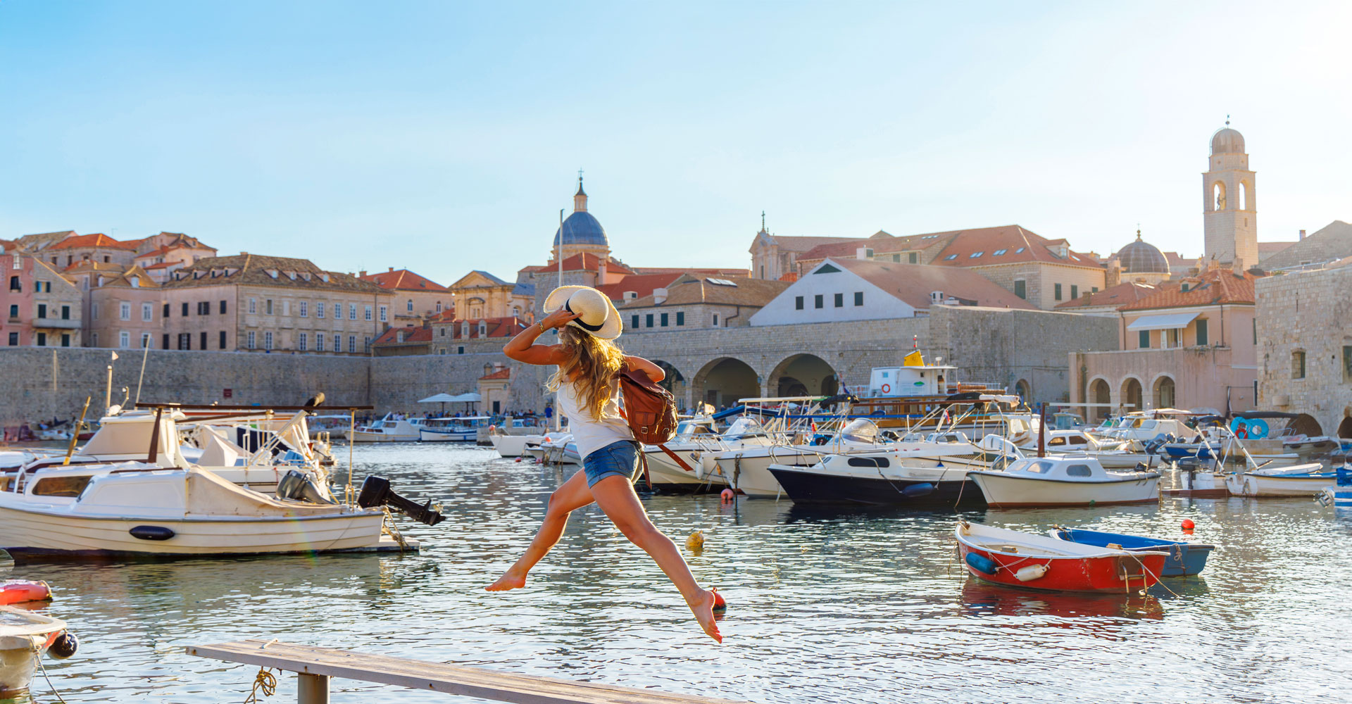 Dubrovnik Coast team overlooking the Adriatic